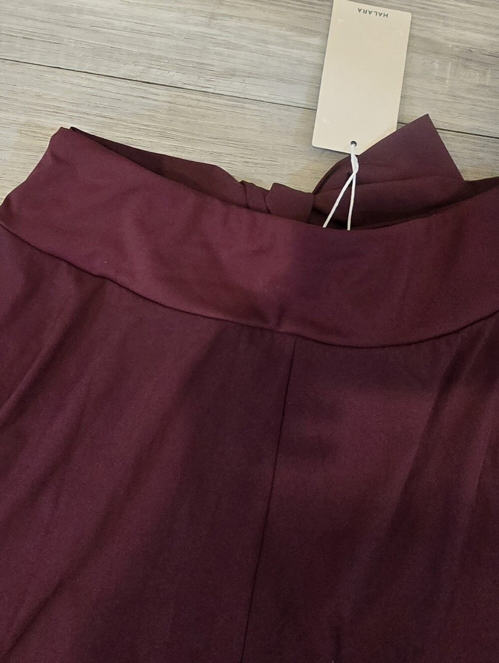 Breezeful High Waisted Tie Side 2-in-1 Curved Hem Flowy Quick Dry Midi Skirt - Picture 13 of 13